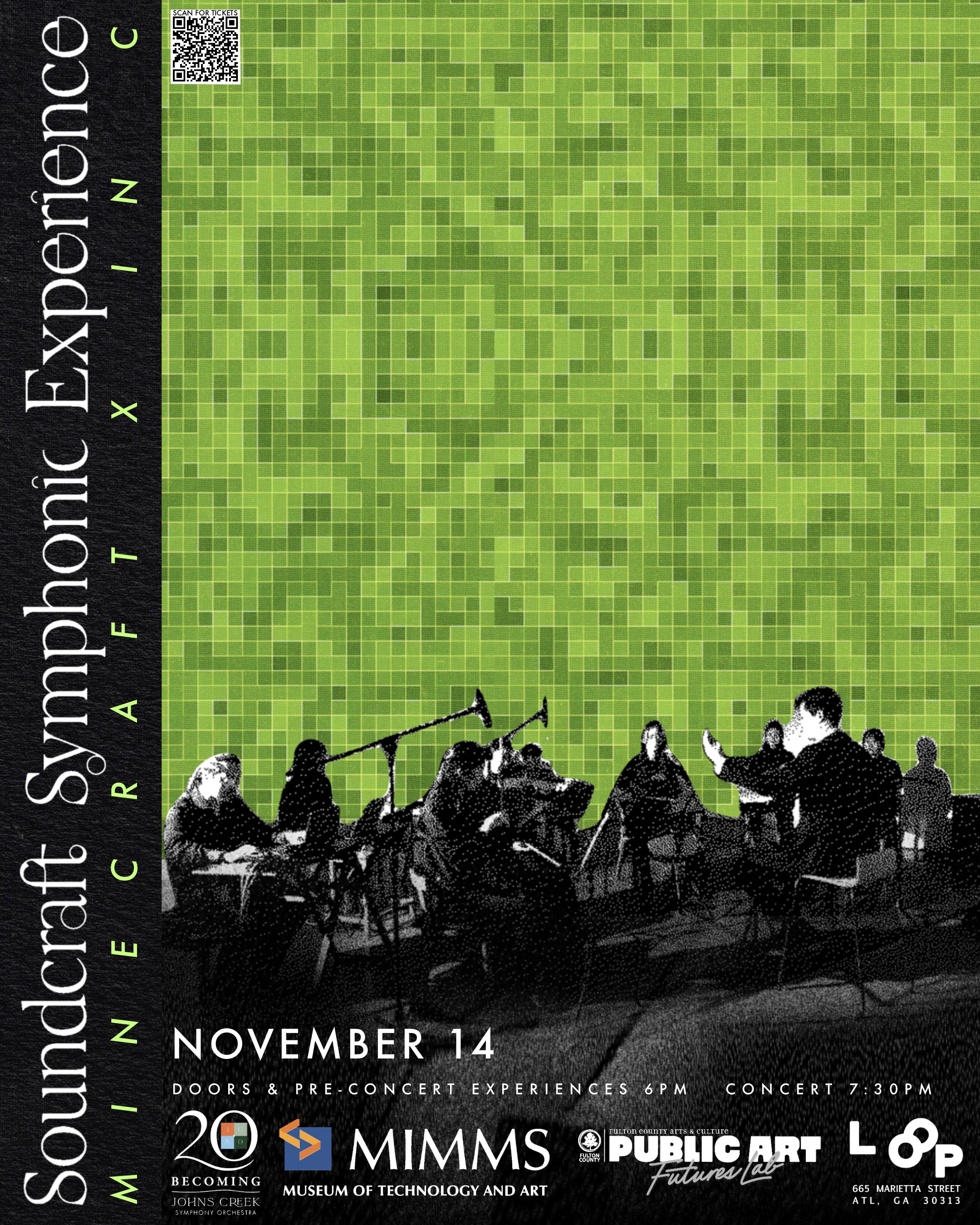 Official Soundcraft Symphonic Experience poster, November 14, 2026 at LOOP